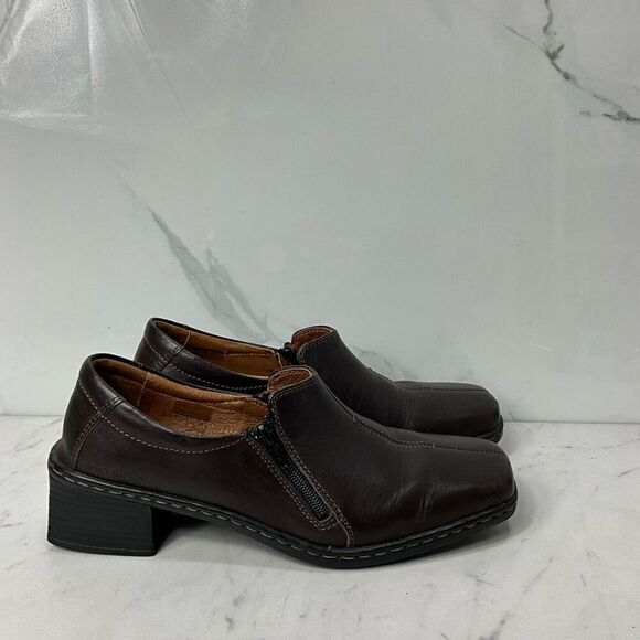 JOSEF SEIBEL Brown Leather European Comfort Shoes - Picture 1 of 10